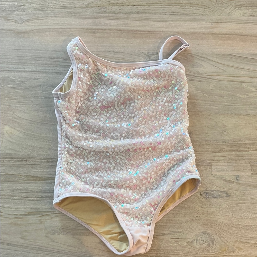 Sparkling Sequin Kids Swim One Piece